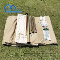 Tenda Glamping Outdoor Safari à prova d'água de lona para telhado de cobertura de chuva