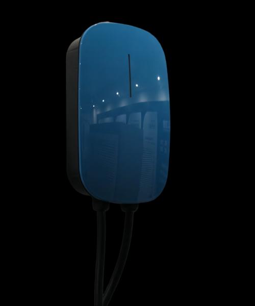 Smart EV Charger Wallbox with 7 kW Fast Charging 32A Phase AC and GBT Interface Standard for Home and Commercial Use