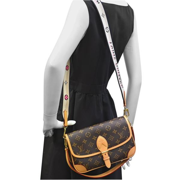 Toile de monogramme de sac de Mini Sling Bag Branded Classic Diane BT de jacquard