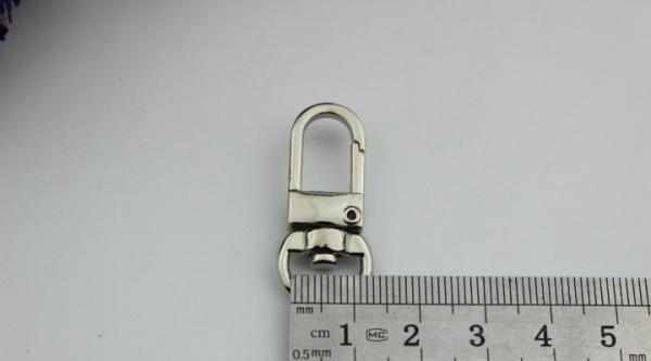 Lanyard accessories zinc alloy hanging brush anti brass 11 mm round eye bolt snap hook bag