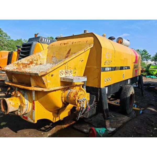 2017 original Trailer Mounted Concrete Pump Sany 8018 Stationary Trailer Pump