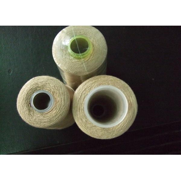 Low Shrinkage Dyeing Leather Sewing Thread , Polyester 20s/2 3000yards