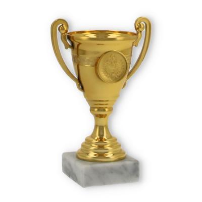 18 Inches Height Metal Trophy with Matte Finish and Marble Base for Cultural Awards and Community Recognition