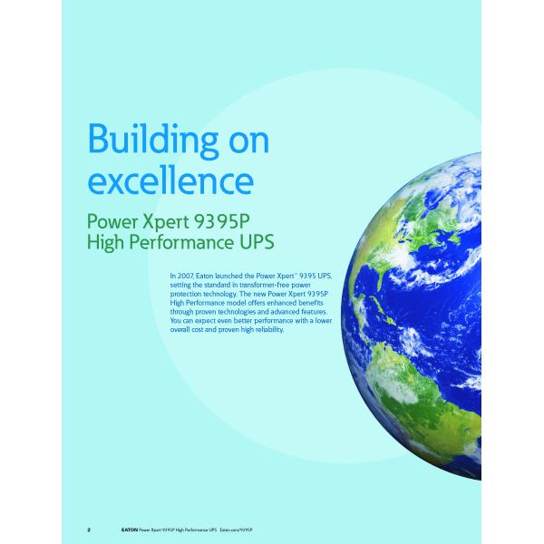 EATON UPS Бренд UPS неограниченный источник питания 1200KVA 3-фазные онлайн системы питания UPS для США