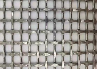 Malha de aço inoxidável do metal da parede de cortina das fachadas do revestimento da malha do GV 0.6m-1.5m