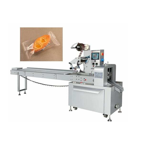 2.5kw Automatic Bread Packing Machine Flexible Bag Length Cutting