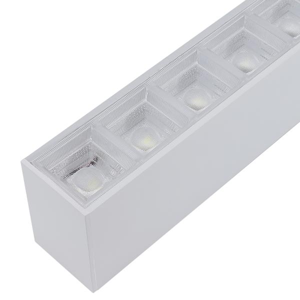 85°の光角を備えたディム可能なLED線形灯具