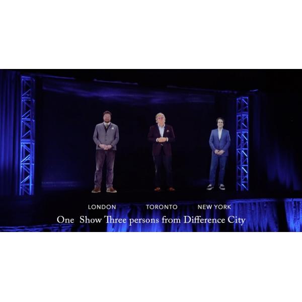 Concert Showcase 3D Holographic Display 95um For Product Launch