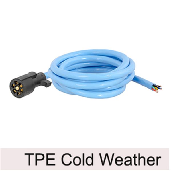10' Replacement RV 7 Blade Trailer Wiring Harness TPE 125V