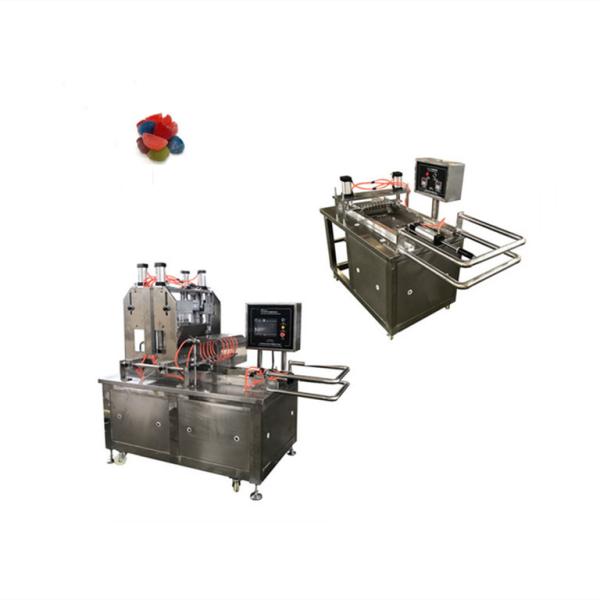 Food Beverage Shops 50kgs/h Sweet Gelatin Gummy Candy Making Machine with 3kw Power