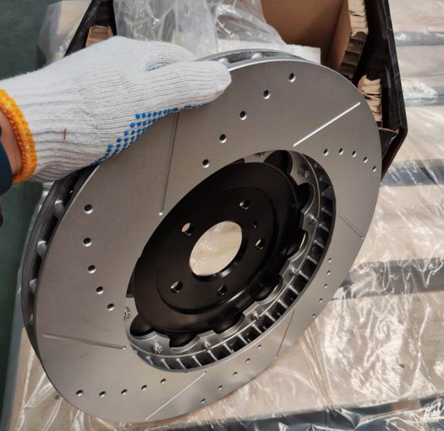 374*36mm 2-Piece Brake Disc Floating Front For BMW G05/06/07/12/14/30/32 OE#34116875283;34106875284 Universal Custom Size 2-Piece Floating Brake Disc 330mm 355mm 356mm 360mm Groove Dill for Cars