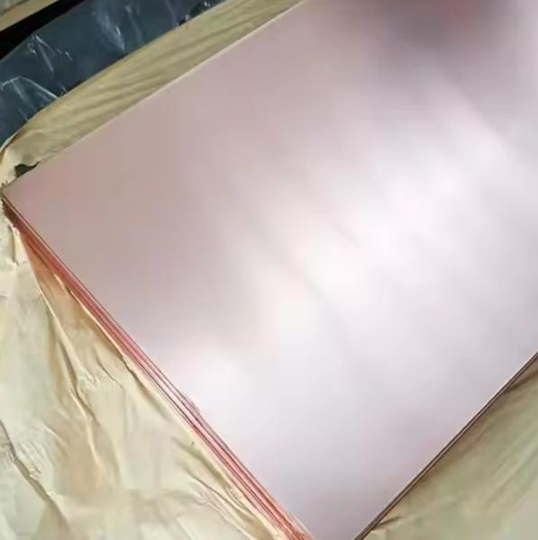 Affordable Pure Red Copper Plate Sheets - Minimum 1 Ton Order ASTM Certified