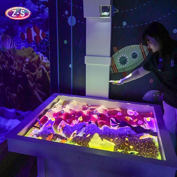 Interactive AR Sand Table Magic Sandbox for Immersive Educational Play