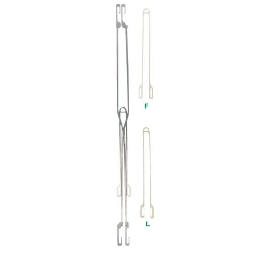 Type 330mm des lames de harnais J de gaze d'acier inoxydable de l'usine JW-0146