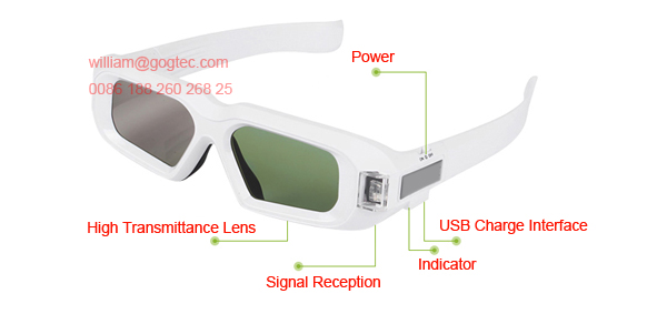 DLP Link 3D glasses TV film vision movie buy LG Sony Samsung Panasonic theater Benq Acer 3