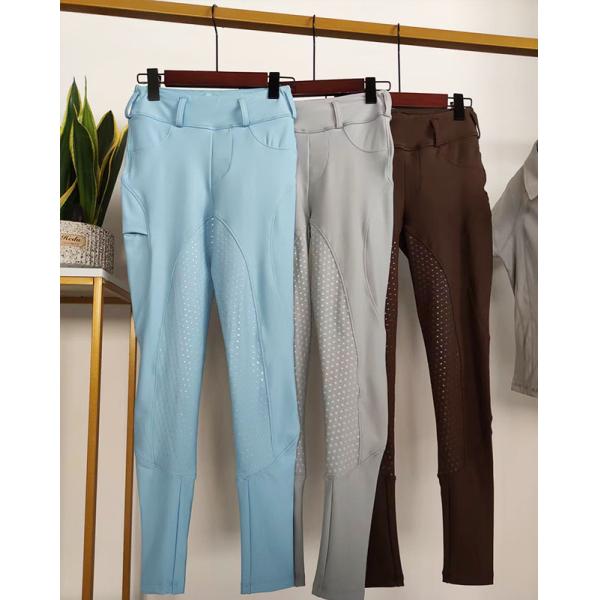 Свет - верховая езда сини XXS-XL задыхается бриджи женщин силикона Equine участвуя в гонке