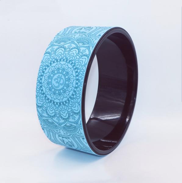 33cm Diameter PU Yoga Exercise Wheel Thick Cushion For Dharma