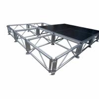Escenario portátil de aluminio de montaje rápido Plataforma de escenario de aluminio ligero para conciertos