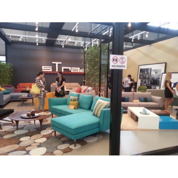 High End Modern Home Furniture Sectional L Shaped Fabric Couch Living Room Sofa