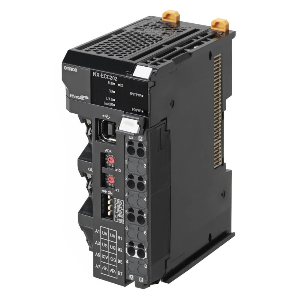 24V БЛОК NX-ECC202 МУФТЫ автоматизации и безопасности ETHERCAT DC Omron