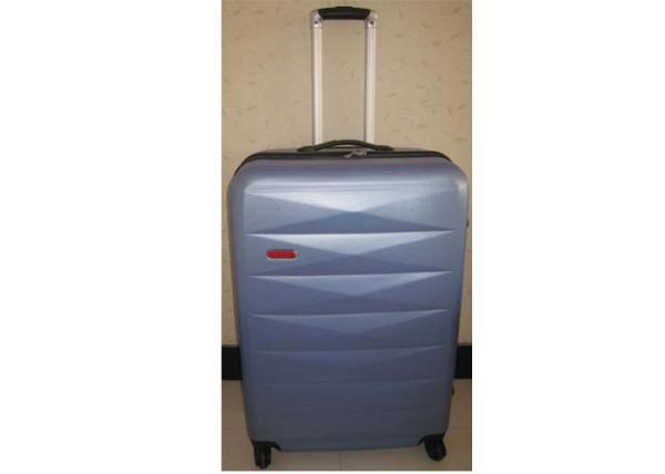 ABS Trolley Luggage Set Classic Zipper Framed 20 / 24 / 28 Inch For Business Trips