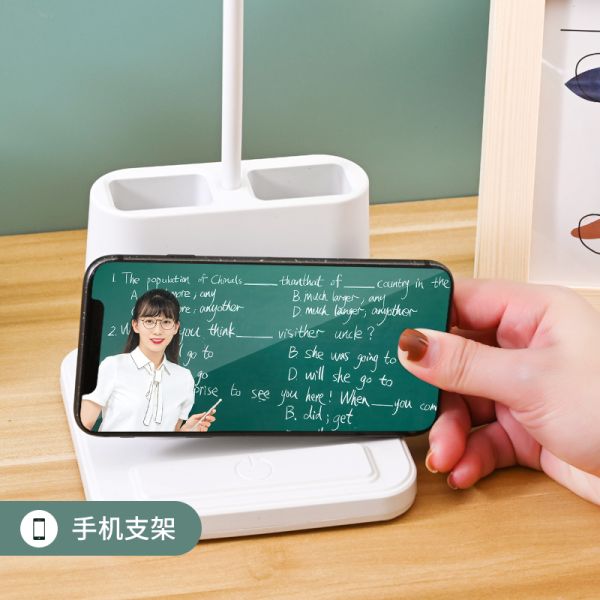 LED Desk Lamp with Pen Holder - Eye Protection Study Light for Student Dormitory Gift Wholesale Night Light