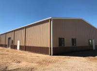 Commercial Metal Construction Buildings Pitched Roof Prefabricated Metal Buildings