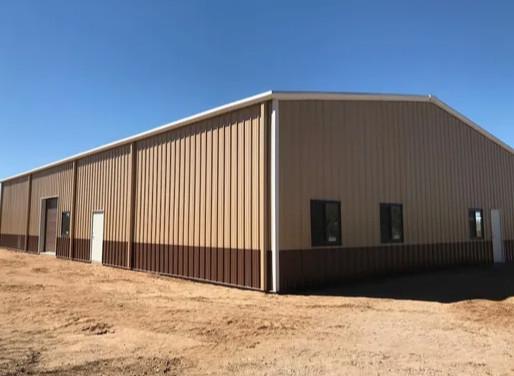Commercial Metal Construction Buildings Pitched Roof Prefabricated Metal Buildings