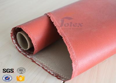 Pano de vidro revestido do silicone de 1200 graus, fibra de vidro resistente ao calor da tela