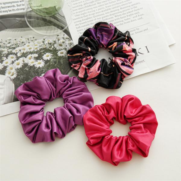 Autumn/winter cross-bow PP cotton kids hair bands elastic scrunchie women's ponytail corset scrunchie