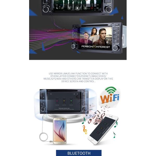 Android 8.1 VW Touareg Volkswagen DVD Player With Wifi BT GPS AUX Video