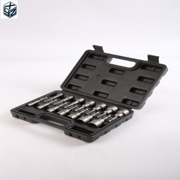 ODM 14 pcs 2.5 Magnetic Metric Quick-Change Hex Shank Nut Driver Set Impact Socket Set