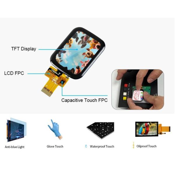 Polcd 18 Pin 1,69 дюйма Малый TFT дисплей ST7789V 240x240 IPS LCD