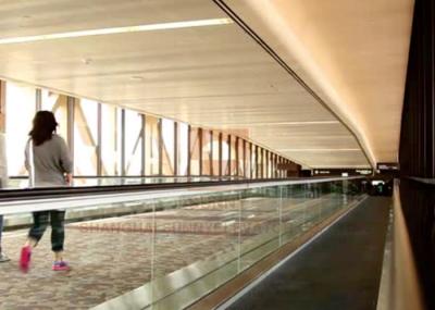 Low Noise Moving Walk Escalator , Automatic Walkway For Large Passenger Flow
