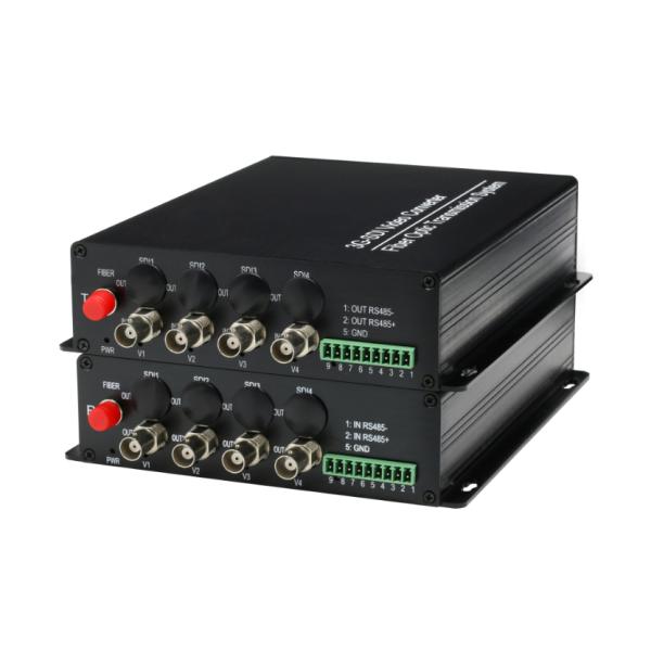 cctv 20km distance , 1-16Ch 1080p video to Fiber Converter DC 5V 2A video fiber optical converter