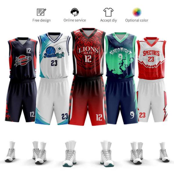 ODM Kids Men Basketball Shirt Jerseys Multipurpose Breathable