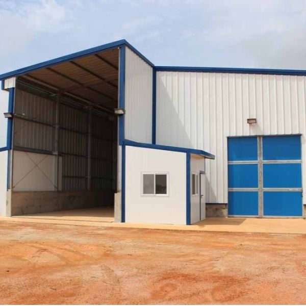 Fast Construction Structural Steel Building with 50 Years Lifespan Customizable Size and Wind Resistance 12 Grades for Car Repair Workshop