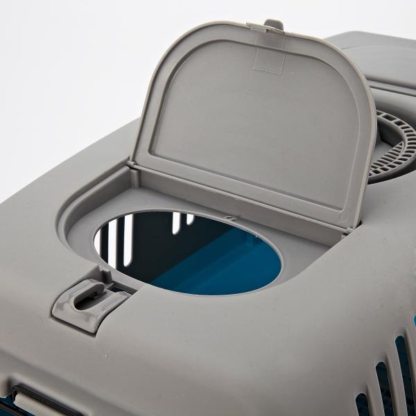 Клети перемещения собаки перехода полета несущая пластиковой небольшая средняя животная 37*37*58cm