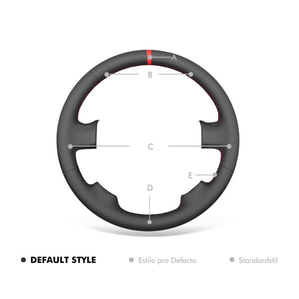 Car Accessories Custom Color Hand Stitched Genuine Leather Steering Wheel Cover for Land Rover Freelander 2 II LR2 (L359)