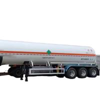 CIMC alliage de fer ou d'aluminium gaz naturel liquéfié cryogénique oxygène d'azote 26,5 27,7 cbms ou de taille personnalisée semi-remorque pétrolier