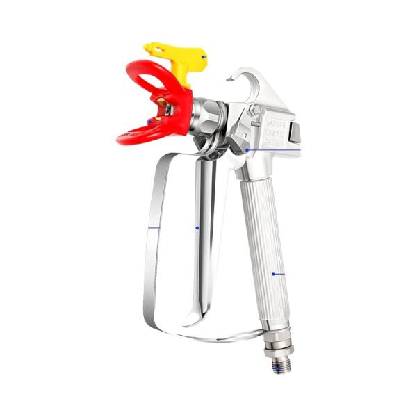 Pistola de pintura portátil, herramienta de pulverización pequeña y ligera para bricolaje doméstico profesional, presión máxima de 3600 psi, tamaño de boquilla de 130 mm