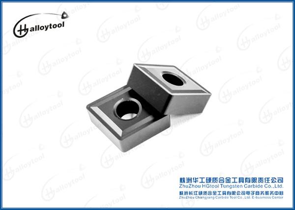 Cast Iron CNMG120408 Tungsten Carbide Turning Inserts CVD Coated