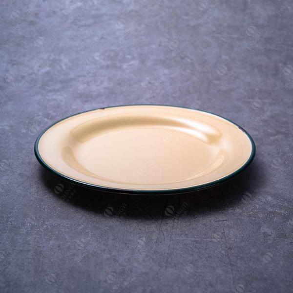 Reminiscence Enamel Ceramic Dinner Plate