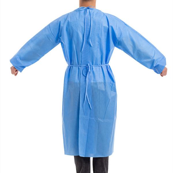 Non Woven Surgical Sterile Disposable Gowns Breathable Medical Materials