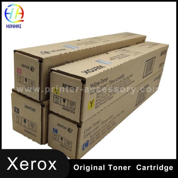 Original New Xerox Copier Toner Cartridge Set with High Print Quality and High Page Yield for WorkCentre Models