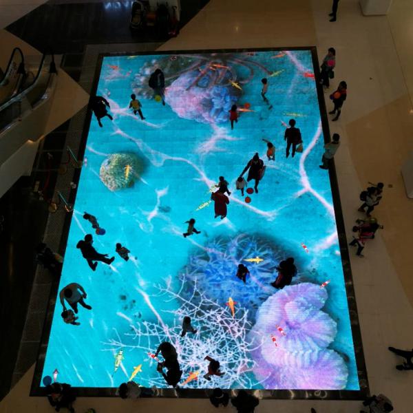 Indoor HD P6.25 SMD3528 Full Color LED Dance Floor 1000mmx 500mm Box