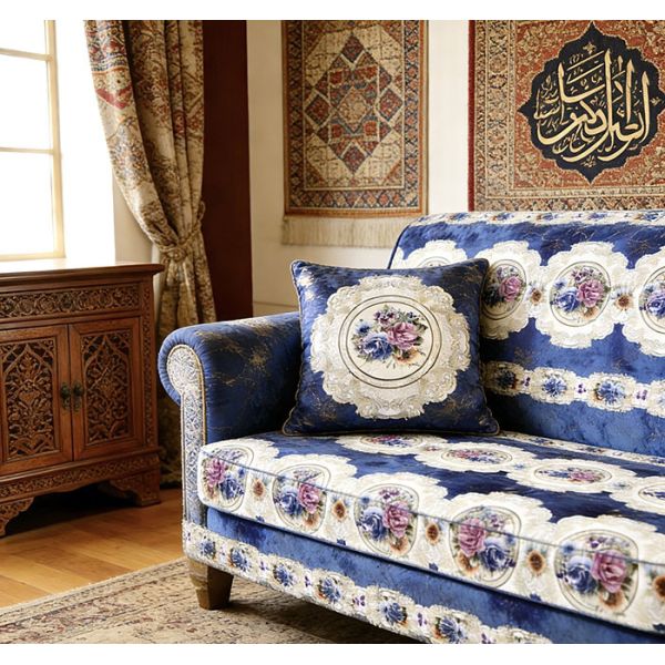 Middle Eastern Charm · A&B Panel Luxury Foil Print Sofa Fabric