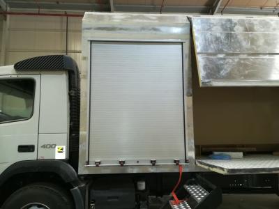 Security Proofing Rolling Shutter Door Silver Aluminum Roll up Door for Various Vehicles