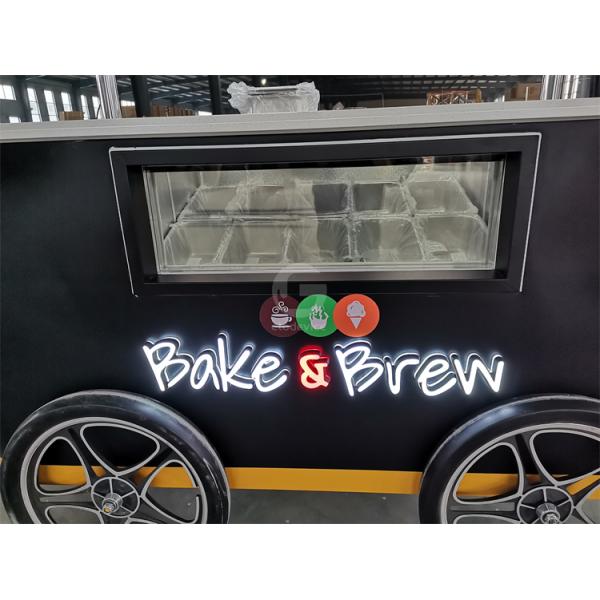 Multi-Function Coffee Carts Food Carts Mobile Food Cart for Ice Cream