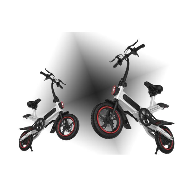 Urban Travel Smart Electric Folding Bike , Folding Electric Bicycle Short Charging Time